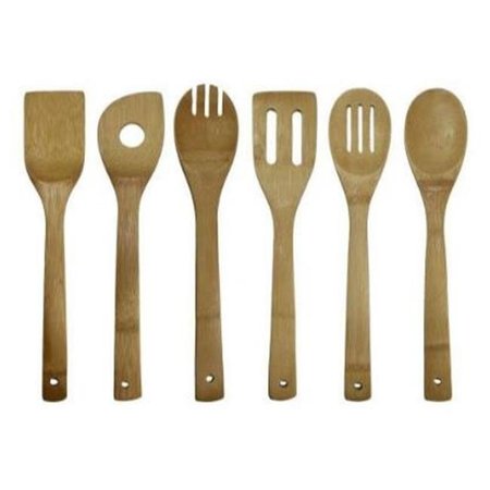 OCEANSTAR DESIGN Oceanstar Design KT1286 6-Piece Bamboo Cooking Utensil Set KT1286